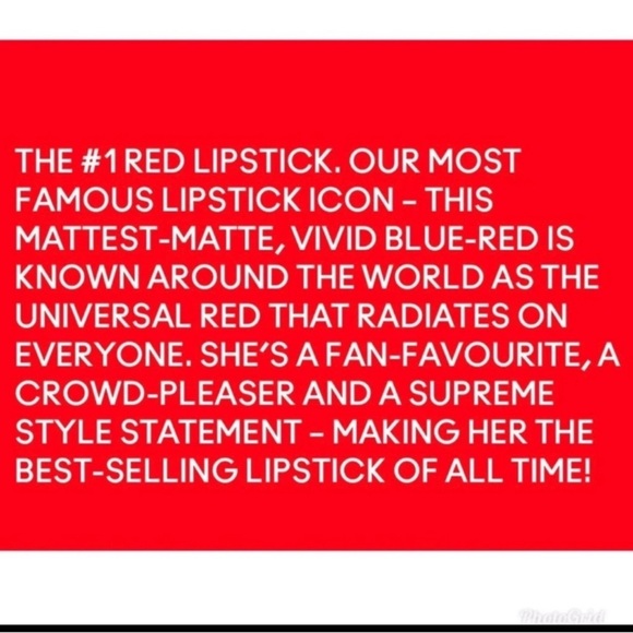 💄💋 MAC Retro Matte Lipstick in Ruby Woo (Vivid Blue-Red) Full Size. Brand new! - Picture 5 of 15